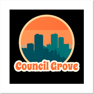 Vintage Council Grove Posters and Art